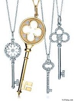 Ключі з дорогоцінними каменями Tiffany